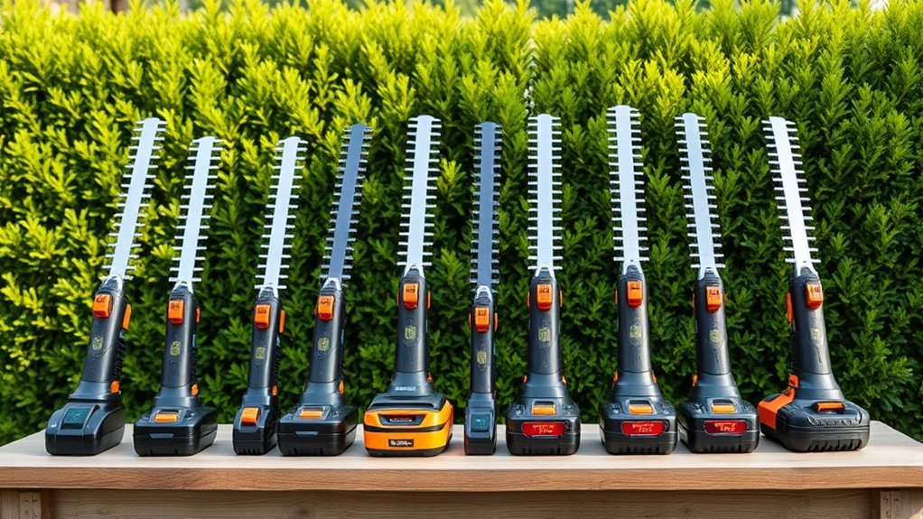 top cordless hedge trimmers