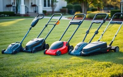 top electric lawn mowers