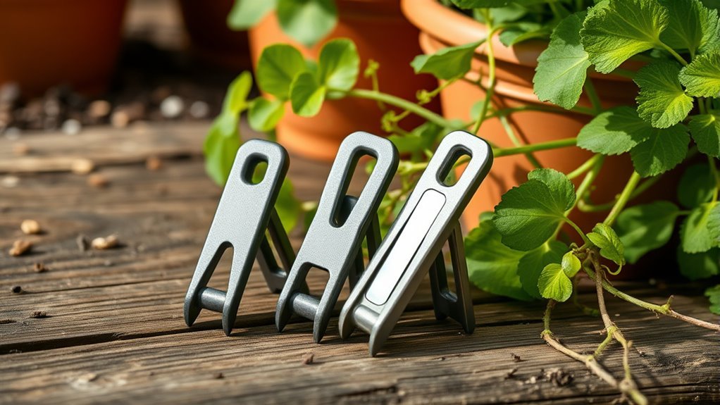 top garden plant clips