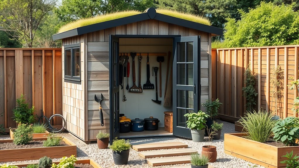 top garden tool sheds