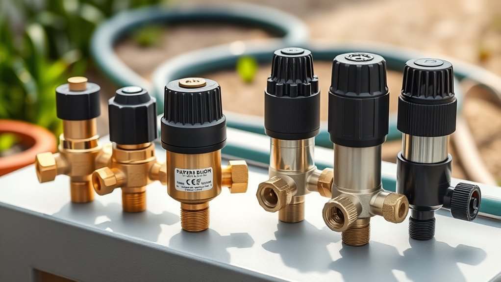 top irrigation pressure regulators