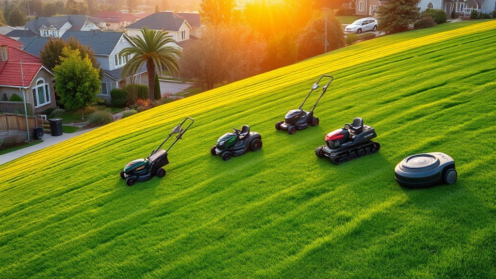 top mowers for inclines