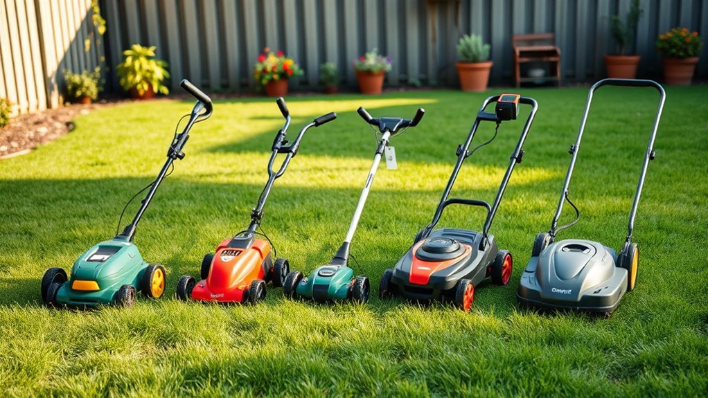 top small yard mowers