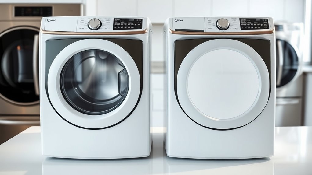 top washer dryer gap covers