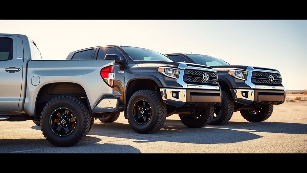Toyota Tundra tire size guide by generation