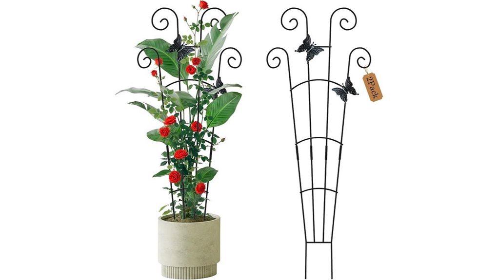 two pack metal trellis