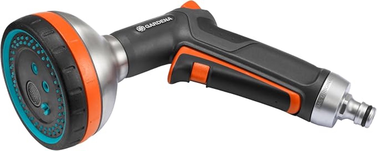 versatile five pattern garden sprayer