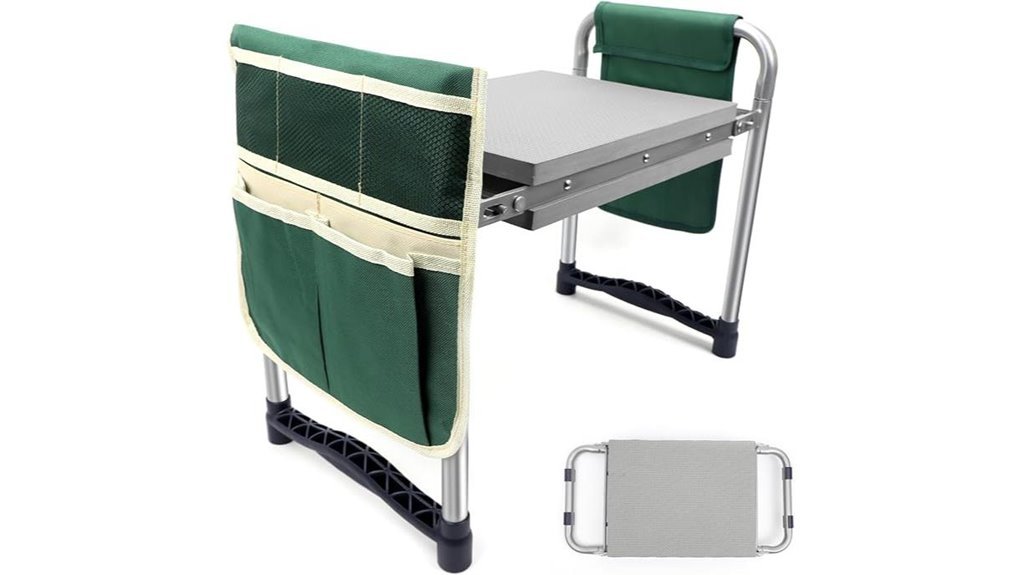 versatile gardening seat and storage