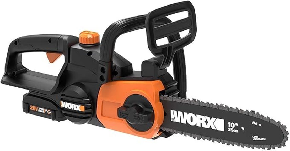 worx 20v cordless chainsaw