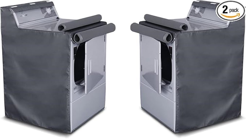 zippered waterproof washing machine cover